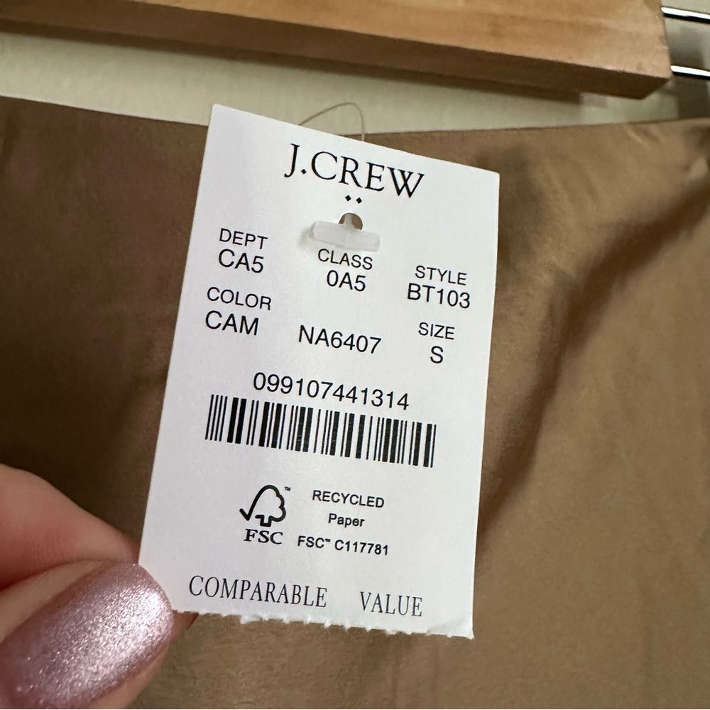 66- bt103 j crew sz s Petite slip skirt - Picture 7 of 9